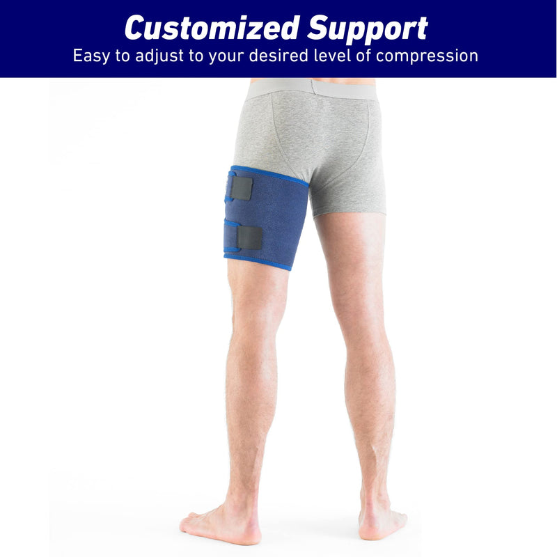 Neo-G Thigh Support Hamstring Support to Quadriceps and Hamstring Muscles – Hamstring Compression Sleeve for Sprains, Strains, Pulled Muscles, Sports Injury – Adjustable – Class 1 Medical Device - NewNest Australia