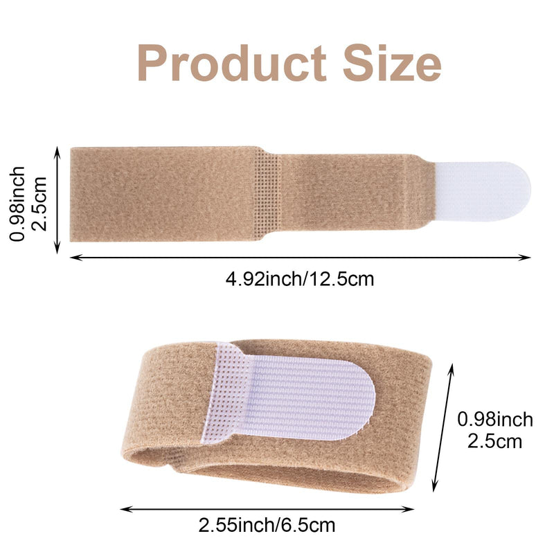 AYNKH 3PCS Finger Buddy Wraps Tapes, Fabric Toe Brace Splint Cushioned Bandages Finger Protectors for Jammed Swollen Dislocated Finger Joint - NewNest Australia