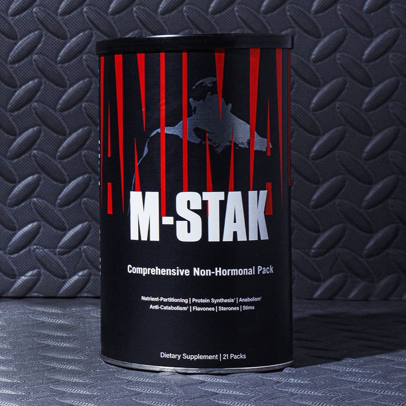 Universal Nutrition Animal M-Stak, Supports Muscle Building, Suitable For Hardgainers, Mass Gainer For Weight Gain, Strength Training, Dietary Supplements, 21 Packs + 2 Packs Free - NewNest Australia