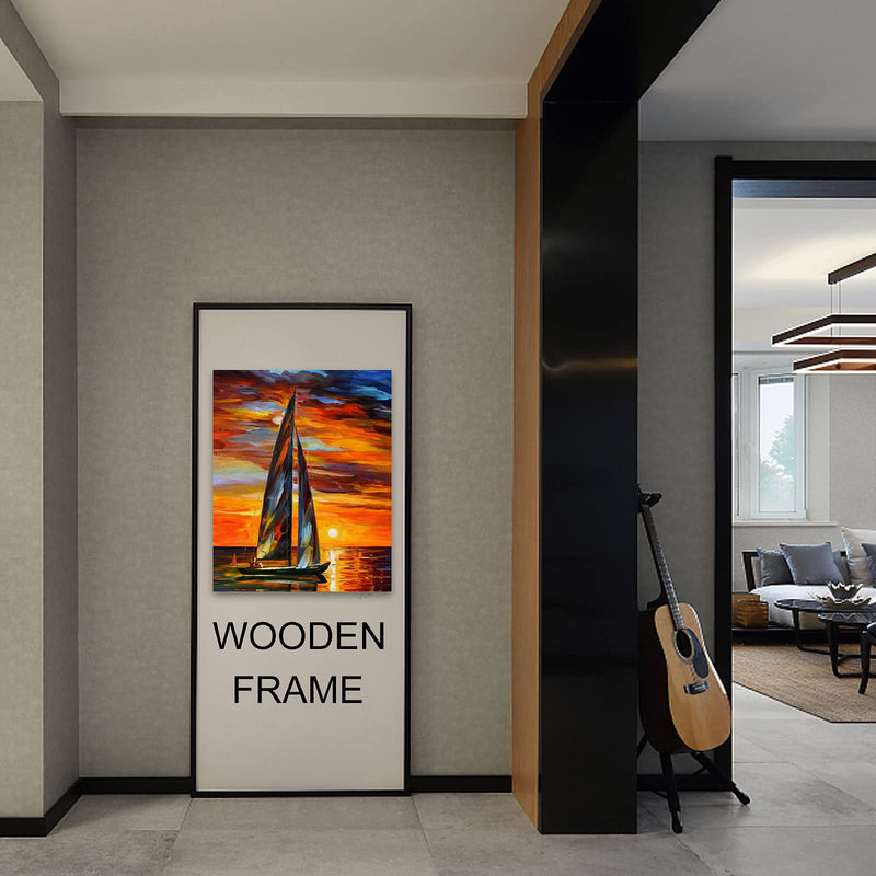 EVNEED DIY Canvas Stretcher Bars 16x20 Inch Canvas Frame - Easy to Assemble, Gallery Wrap Oil Frame Kits Canvas Wood Stretcher Bars- for Oil Paintings, Prints, Paint - NewNest Australia