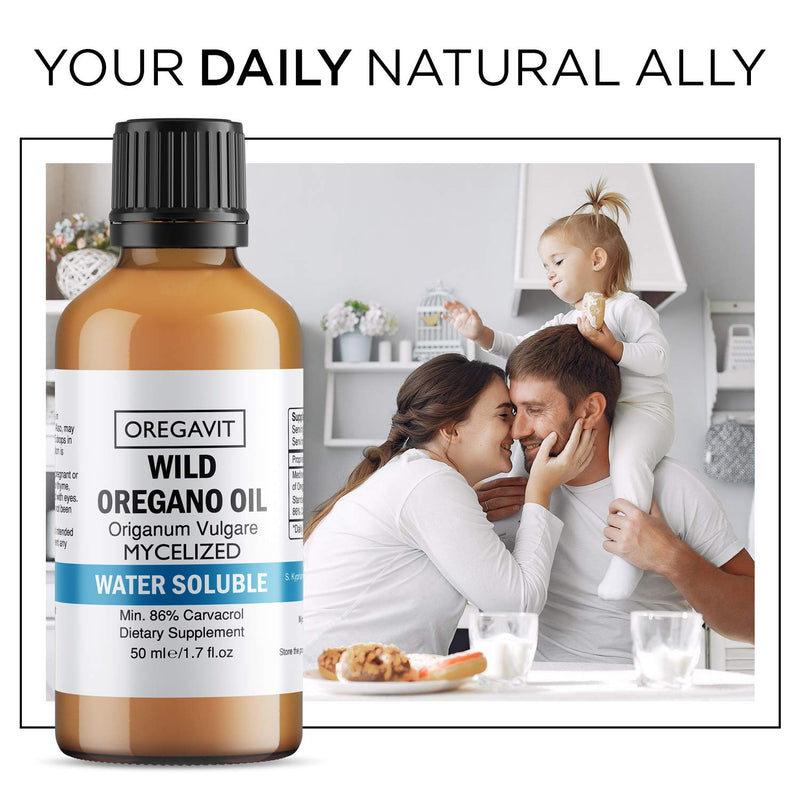 Water Soluble Wild Oil of Oregano Oil 50ml/1,7oz Promotes Clean Teeth * Healthy Gums * Good Breath * Healthy Digestive and Elimination Function * Daily MOUTHWASH*Ideal for Nebulizer - NewNest Australia