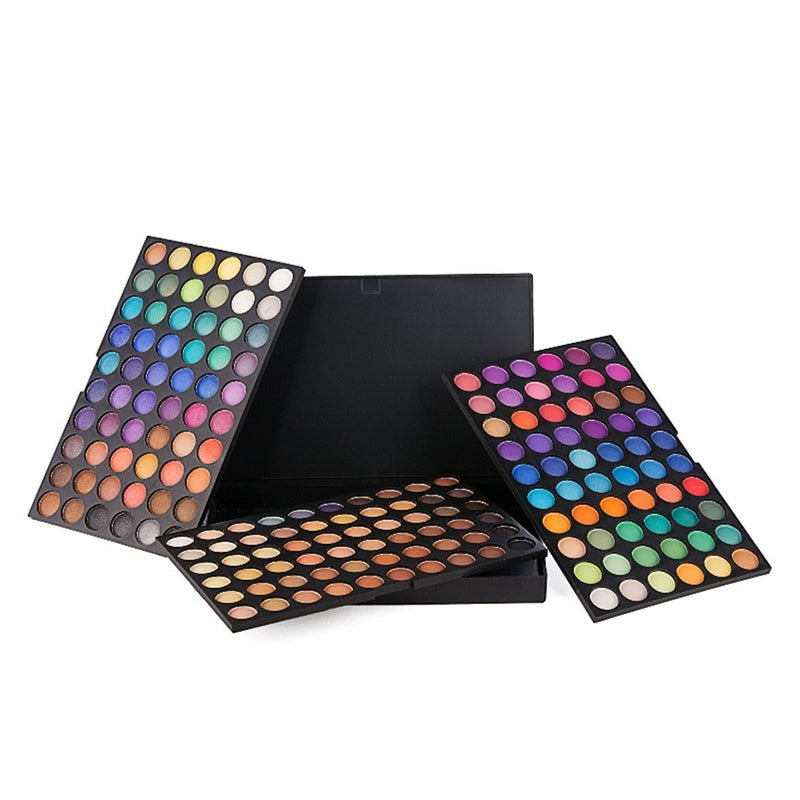 FantasyDay® Professional Eyeshadow Palette Makeup Contouring Kit - 180 Colours Highly Pigmented Nudes Warm Natural Matte Shimmer Cosmetic Eye Shadows Pallet Powder Palette #4 - NewNest Australia