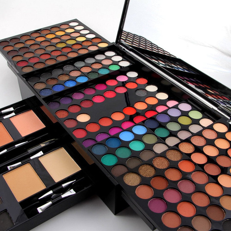 PhantomSky 180 Colours Eyeshadow Palette Makeup Contouring Kit - Perfect for Professional and Daily Use - NewNest Australia