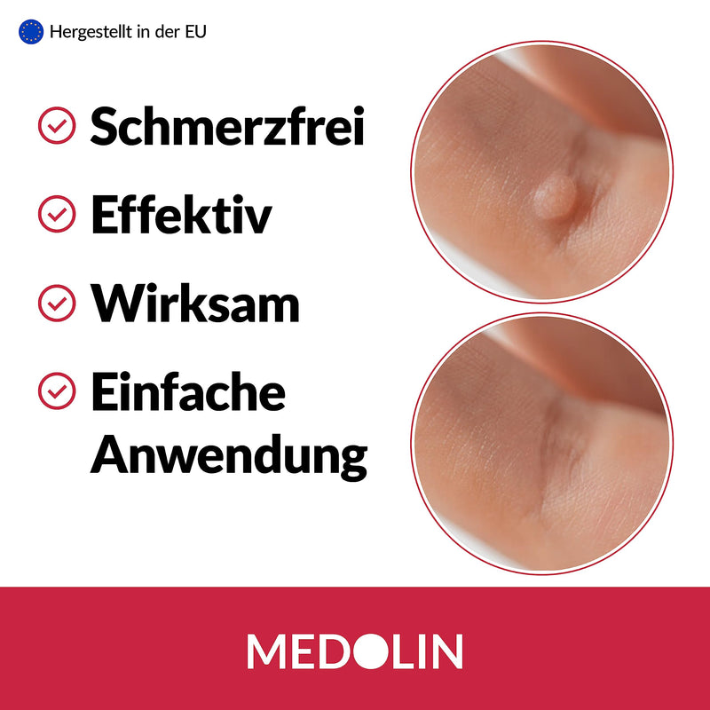 Medolin® Wart Tincture - Effective wart remedy for the treatment of warts - Scientifically confirmed effect - Easy & painless application, 2 ml - NewNest Australia