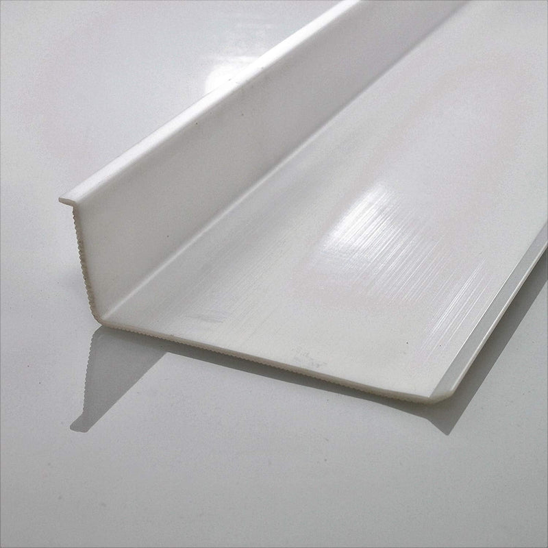 Beam Lighting 21” L-Shape Under Cabinet Light Cover Replacement | White Ribbed Acrylic Diffuser | 20-7/8” Length x 2-7/8” Width x 1” Height (Please Check The Size is Correct Before Ordering) - NewNest Australia