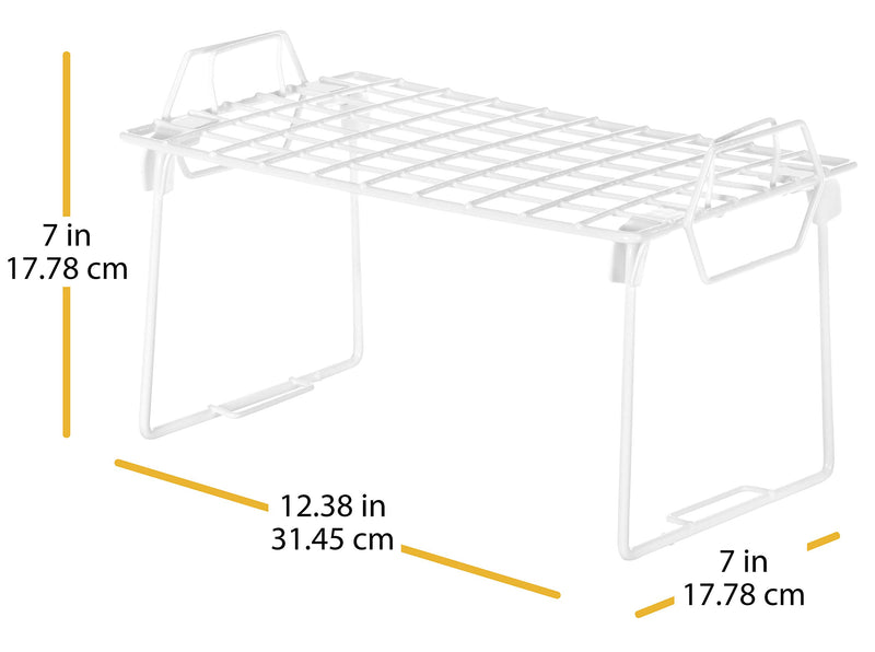 NewNest Australia - Whitmor Wire Grid Stacking Shelf Small 