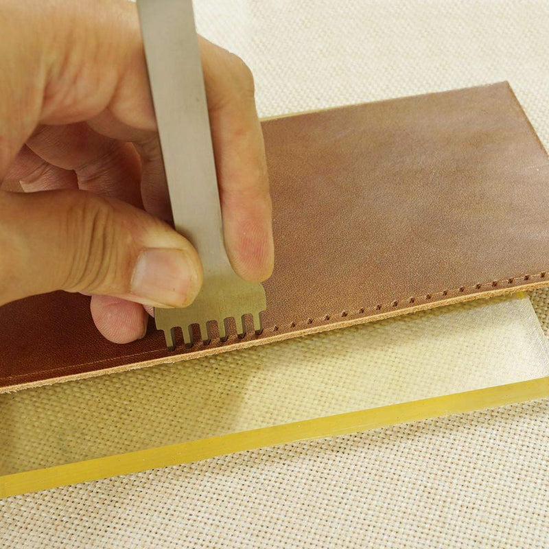 Leather Punch Mat Poly Cutting Board Pounding Pad Stamping Hole Bag Punch Tool Rubber Mute Board for Leather Working DIY Craft, 7.9x5.9in - NewNest Australia