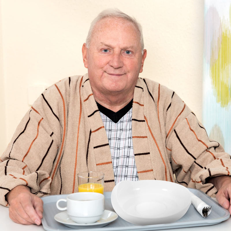 DOITOOL Elderly Bowls, Adaptive Bowl, Scoop Plate with Suction Base, Self-Feeding Bowl for Elderly, Sprinkle Proof Food Bowl, Non Slip Plate Dish for Disabled Handicapped Elderly - NewNest Australia
