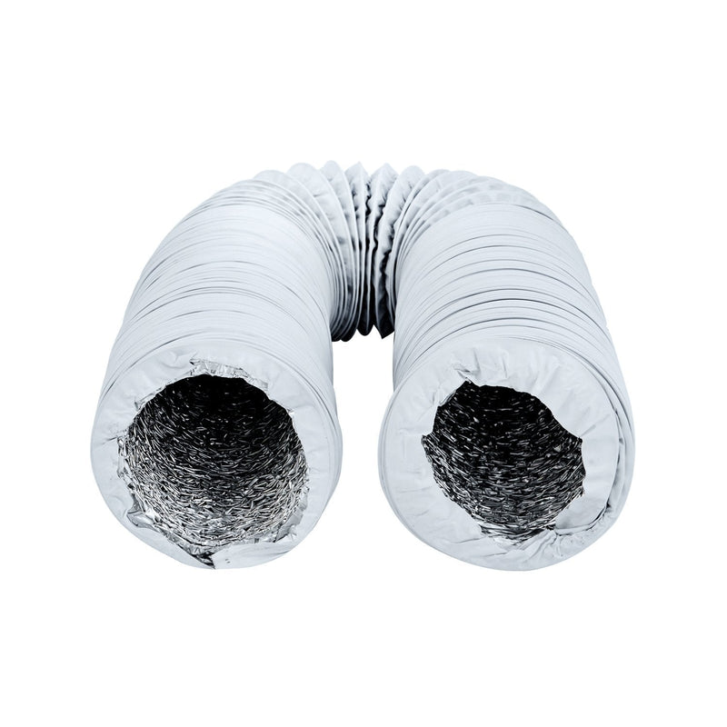 Hon&Guan 3 inch Air Duct - 16 FT Long, White Flexible Ducting HVAC Ventilation Air Hose For Grow Tents, Dryer Rooms,Kitchen 3"X16 FT - NewNest Australia