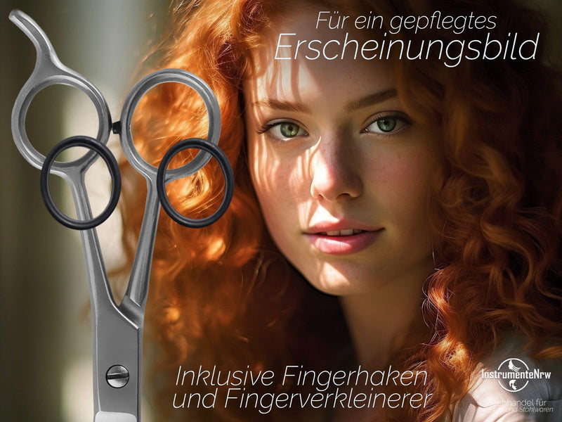 Modeling scissors with one-sided teeth 6 inches - 17 cm made of stainless steel - NewNest Australia