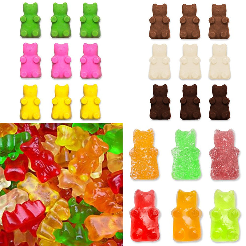 NewNest Australia - Candy Silicone Molds & Ice Cube Trays, SENHAI 3 Pack Gumdrop Jelly Molds, Chocolate Molds, Soap Molds - Bear 