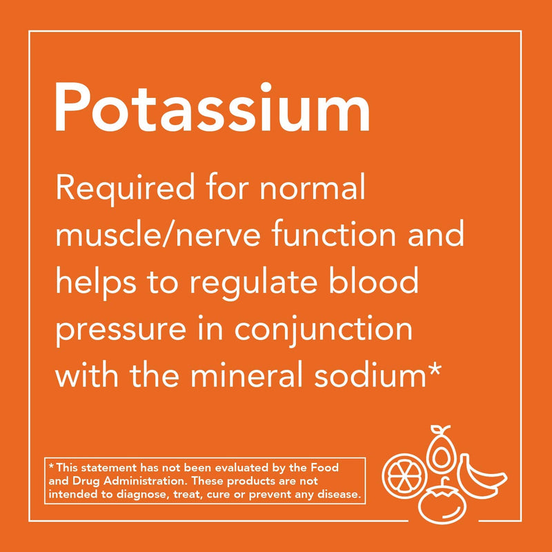NOW Supplements, Potassium Gluconate 99mg, Easier to Swallow, Essential Mineral*, 250 Tablets 1 - NewNest Australia