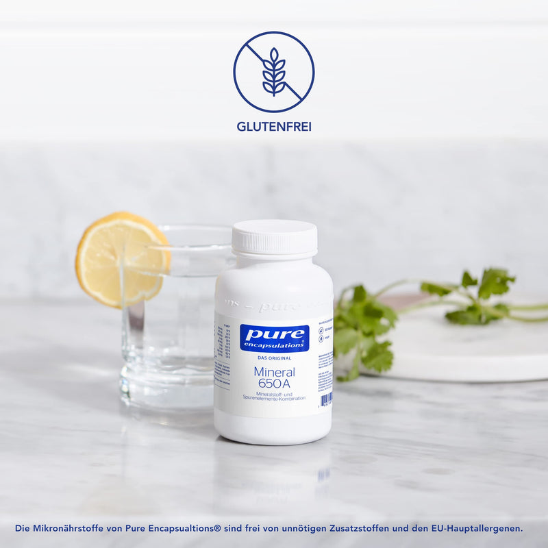 Pure Encapsulations® -MINERAL 650A - 180 capsules - NewNest Australia