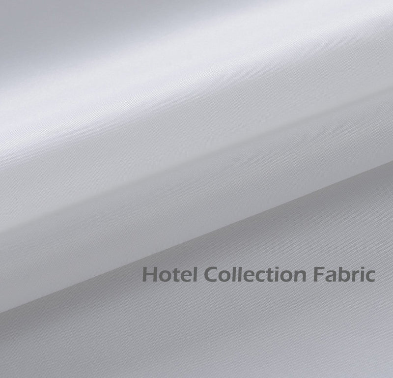 N&Y HOME Fabric Shower Curtain Liner 54 x 78 inches Bath Stall Size, Hotel Quality, Washable, Water Repellent, White Spa Bathroom Curtains with Grommets, 54x78 54"x78" - NewNest Australia