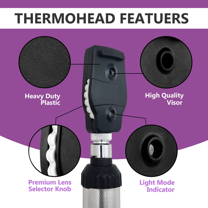 Fiber Optic ENT Set Otoscope Kit for Adults Children Ear Healthy Tool for Nurses Adults Children Baby Elderly Pets Animals Veterinary Otoscope - NewNest Australia