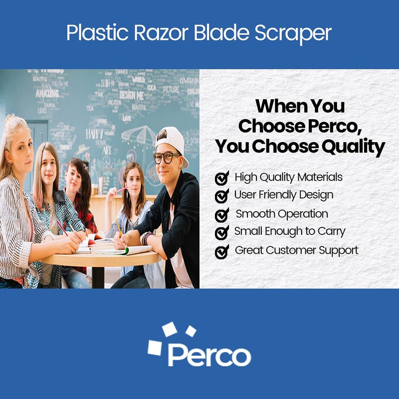 Perco Scraper with Plastic Razor for Removing Labels (Scraper w/Plastic Razor) - NewNest Australia