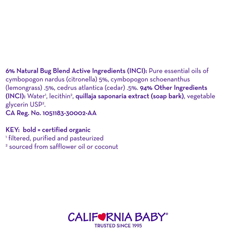 California Baby Natural Bug Blend (Travel) (1) 1 - NewNest Australia