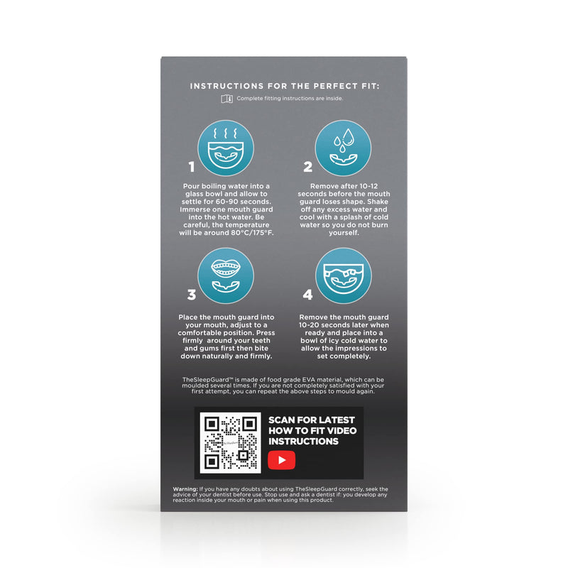 TheSleepGuard Mouth Guard for Teeth Grinding [Pack of 4, Large] Best Gum Shield for Grinding Teeth & Clenching at Night | Mouth Guard for Sleeping, Bruxism & TMJ Relief | Night Guard for Adults - NewNest Australia