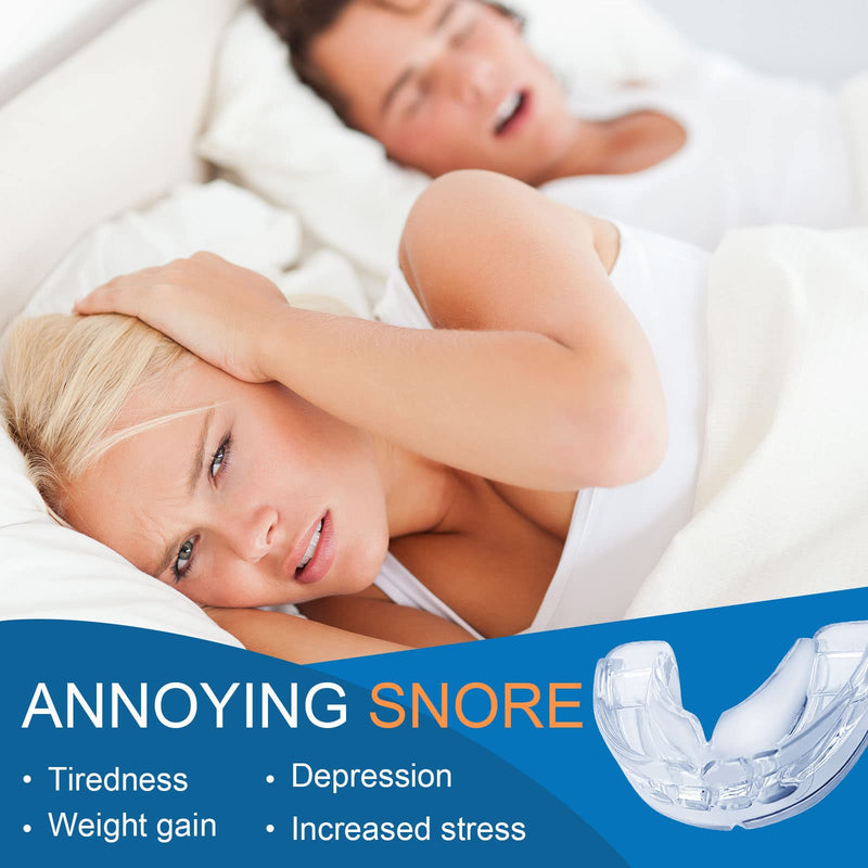 Anti-snoring splint, snoring stopper mouthpiece, effective bite splints, night splint against teeth grinding and snoring for men and women - NewNest Australia