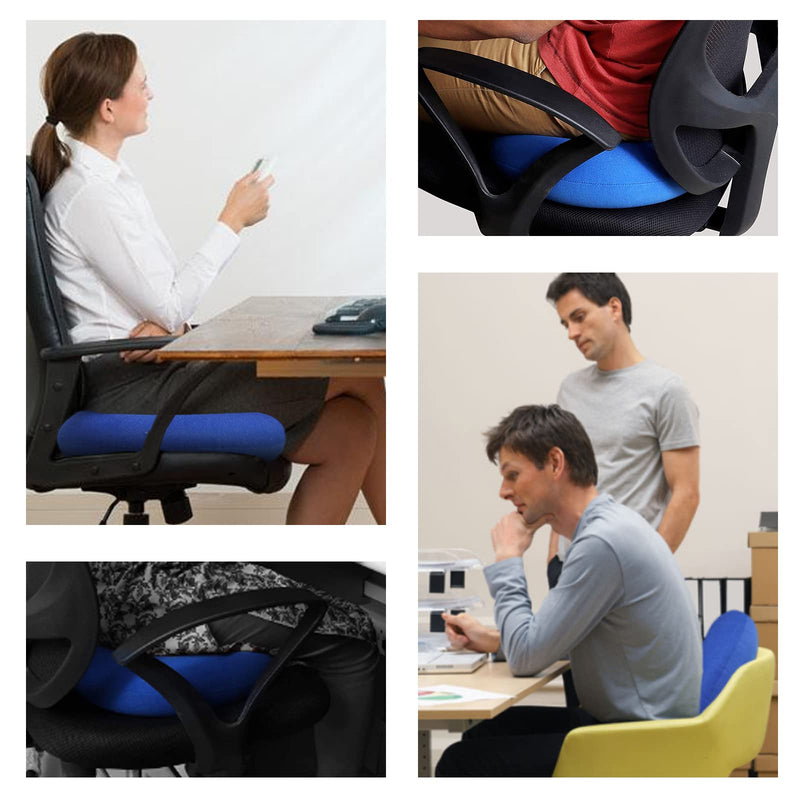 TUAKIMCE Donut Cushion Prostate Seat Doughnuts, Portable Donut Cushion for Pressure Relief, Pressure Cushion for Hemorrhoids, Prostate, Post Natal, Surgery, Pressure Sores- Air Pump Included (Blue) Blue - NewNest Australia