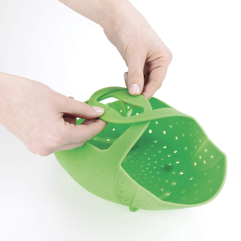 NewNest Australia - OXO Good Grips Silicone Steamer, Green Steamer Basket 