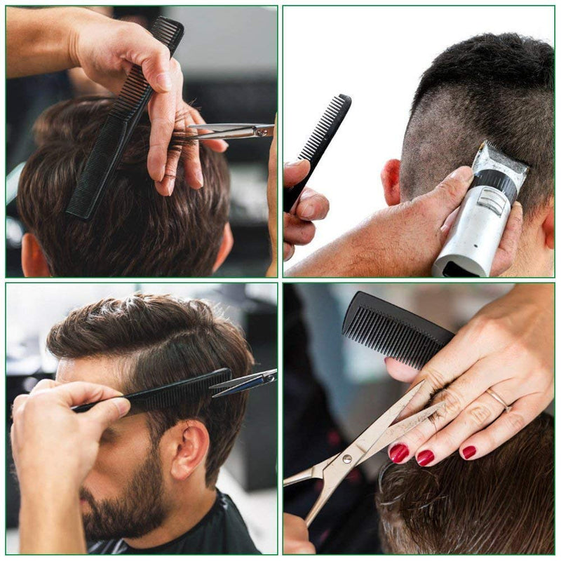 Faburo 20 PCS Hair Stylists Professional Styling Professional Hairdressing Comb and Clip Set, Wide Tooth Comb for Long Wet Thick Curly Hair Men Women Salon & Home - NewNest Australia