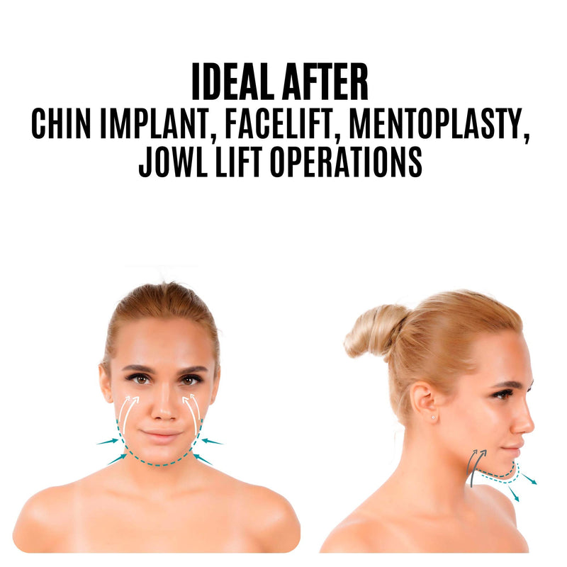 Chin Compression Garment After Liposuction Surgery, Neck Cover Strap Bandage (S) Small (Pack of 1) - NewNest Australia