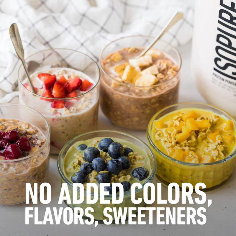 Isopure Protein Powder, Whey Protein Isolate Powder, 25g Protein, Zero Carb & Keto Friendly, No Added Colors/Flavors/Sweeteners, Flavor: Unflavored 1 Pound (Packaging May Vary) 1 Pound (Pack of 1) - NewNest Australia