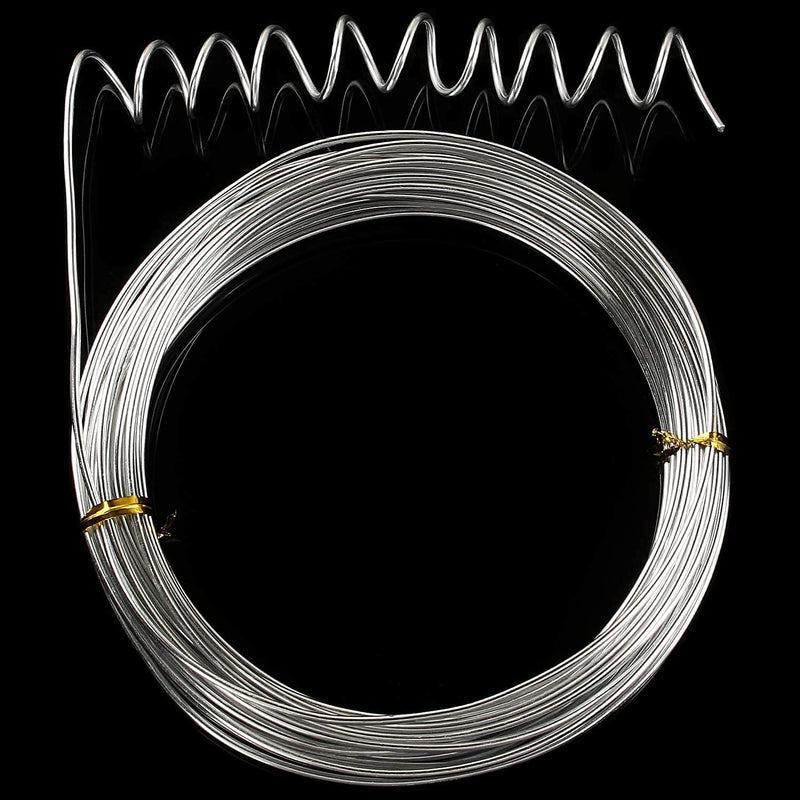 14 Gauge Aluminum Wire Silver Aluminum Wire 2mm Metal Craft Armature Wire 14 Gauge Bendable Metal Wire for Making Beading Jewelry Craft Dolls Skeleton DIY Crafts (4 Rolls, Total 131.2Ft) 14 Gauge Wire D2.0mm - NewNest Australia