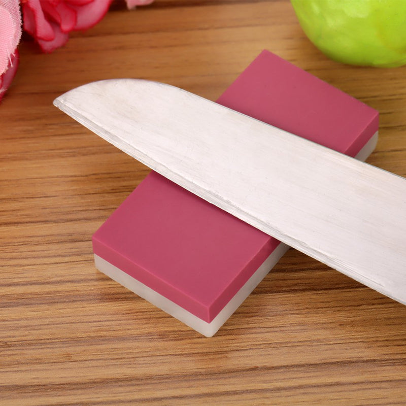 Whetstone Sharpener Knife Sharpening Stone, 3000&10000 Double-sided Whetstone Kitchen Water-stone Whetstone Knife Sharpener, Ruby White Agate Wet Stone - NewNest Australia