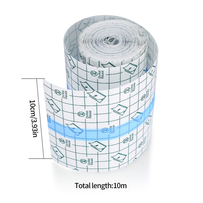 Waterproof Bandage, 10Cm X 10M Fixation Plaster, Breathable Tape, Elastic Adhesive Bandage Tape For Neck, Back, Shoulder, Arms, Wrists, Thighs, Shower Plasters - NewNest Australia