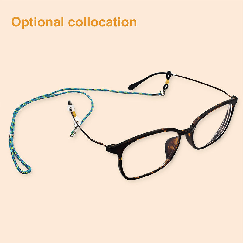 Eyeglass Chain Ends Adjustable Rubber Ends Connectors Anti-Slip Strap Holder Chain Loops for Eye Glasses (4 Colors, 24 Pieces) - NewNest Australia