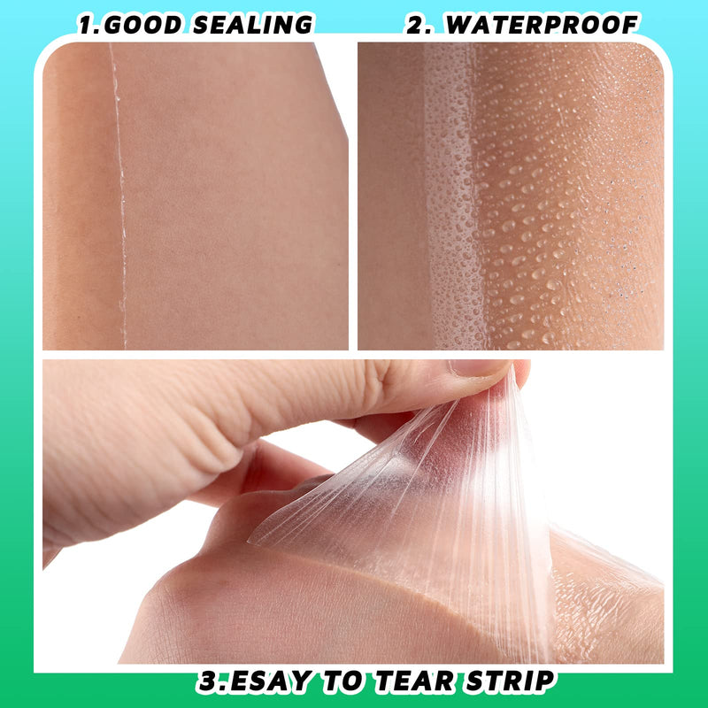 Peritoneal Dialysis Shower Protector Peritoneal Dialysis Belt Waterproof Transparent Dressing Wound Cover Bandage Tape for Swimming Post Surgical Scar Therapy Dressings, 8 x 197 Inches 8 x 197 Inch - NewNest Australia
