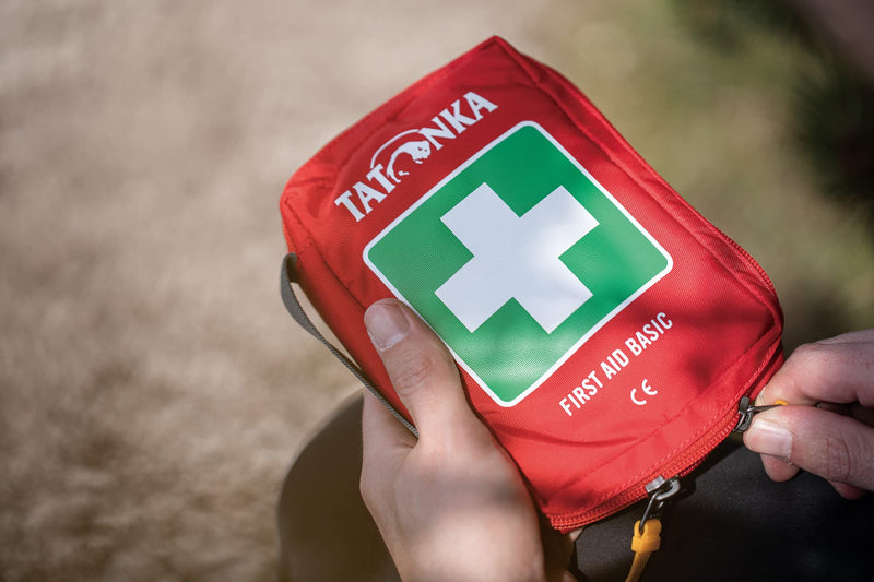 Tatonka First Aid Basic - First Aid Set With Contents - Including: With Rescue Blanket, Checklist And Cheat Sheet For First Aid - For Outdoors, Hiking - Dimensions: 18 X 12.5 X 5.5 Cm - NewNest Australia