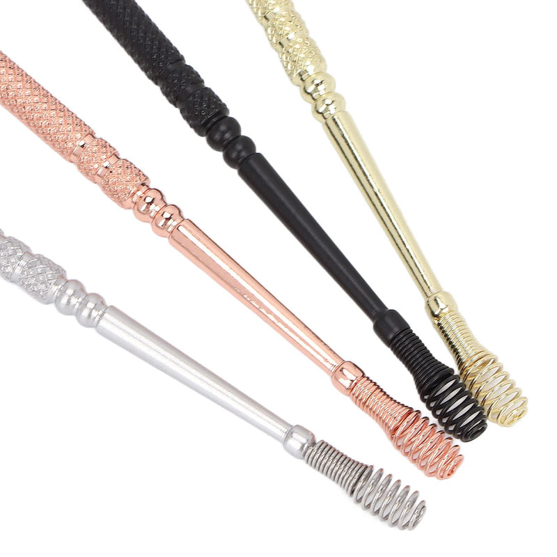 Earpick Ear Wax Remover Set, 4 Colors, 360¬∞ Spiral Earwax Remover Cleaning Tool, Stainless Steel Double Head Earwax Remover Set, Ear Curette Earwax Remover Tool - NewNest Australia
