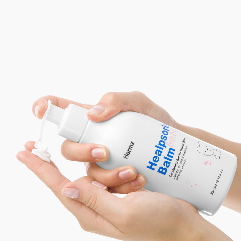 Healpsorin Baby Balm: Eczema & Cradle Cap Balm with Ceramide Blend, Comfrey Root, Prebiotics & Provitamin B5 - Dry Skin Cream Soothes Sensitive Skin, Loosens Skin Flakes and Helps Skin Regeneration - NewNest Australia