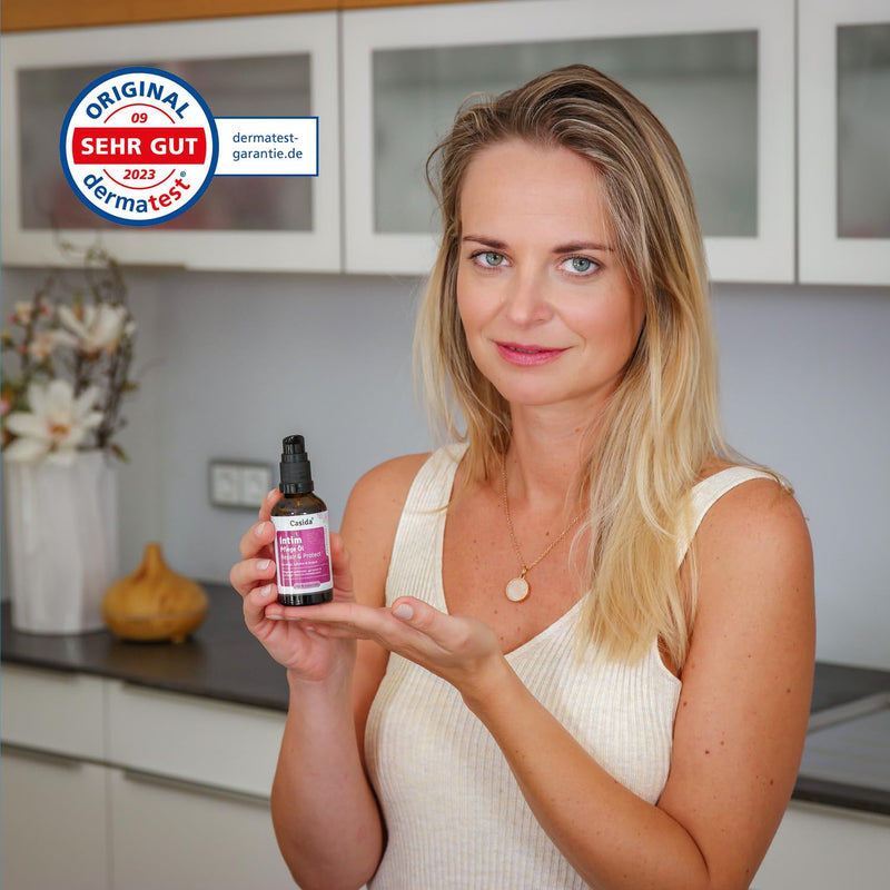 Casida Intimate Care Oil Repair & Protect ‚ Made From 100% Natural Oils ‚ Care For Vaginal Dryness, Incontinence, Vaginal Infection, Vaginal Fungus ‚ 50 Ml - NewNest Australia