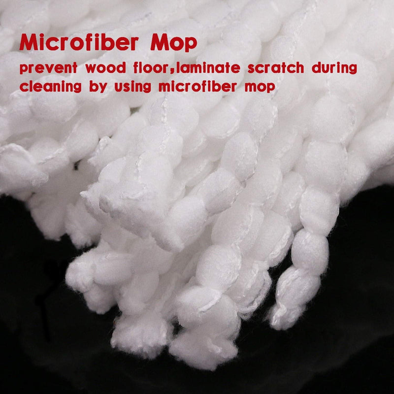 Mop Replacement Heads Compatible with Spin Mop, Microfiber Spin Mop Refills, Easy Cleaning Mop Head Replacement 1 - NewNest Australia
