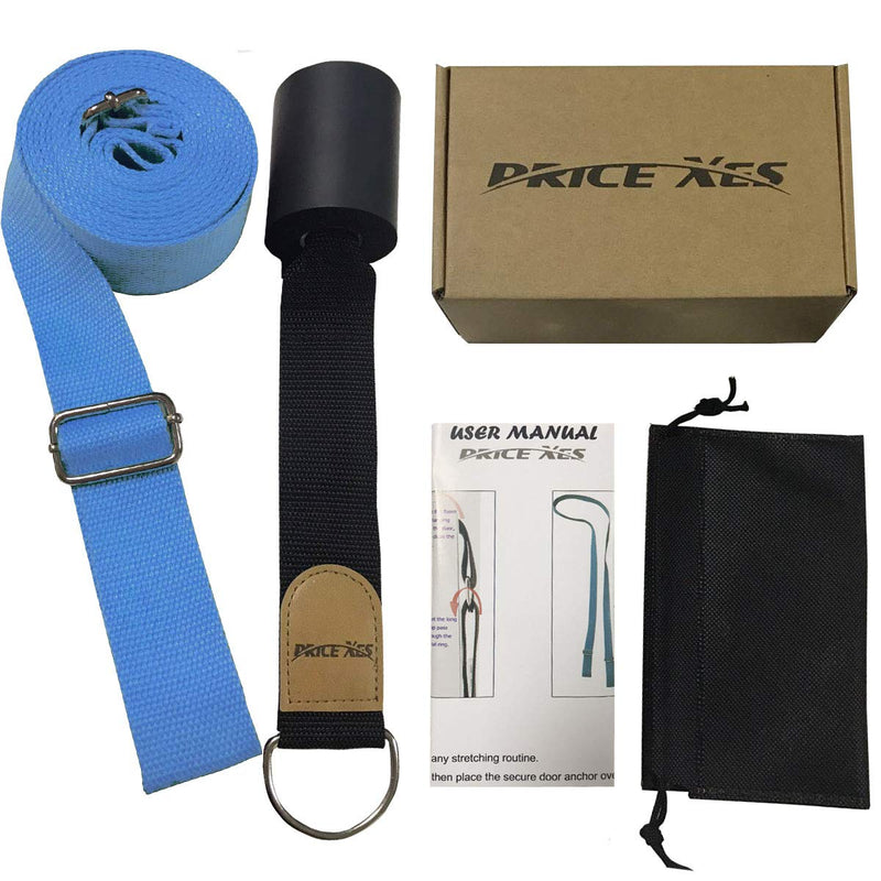 Price Xes Leg Stretcher, Door Flexibility & Stretching Leg Strap - Great for Ballet Cheer Dance Gymnastics or Any Sport Leg Stretcher Door Flexibility Trainer Premium Stretching Equipment light blue - NewNest Australia