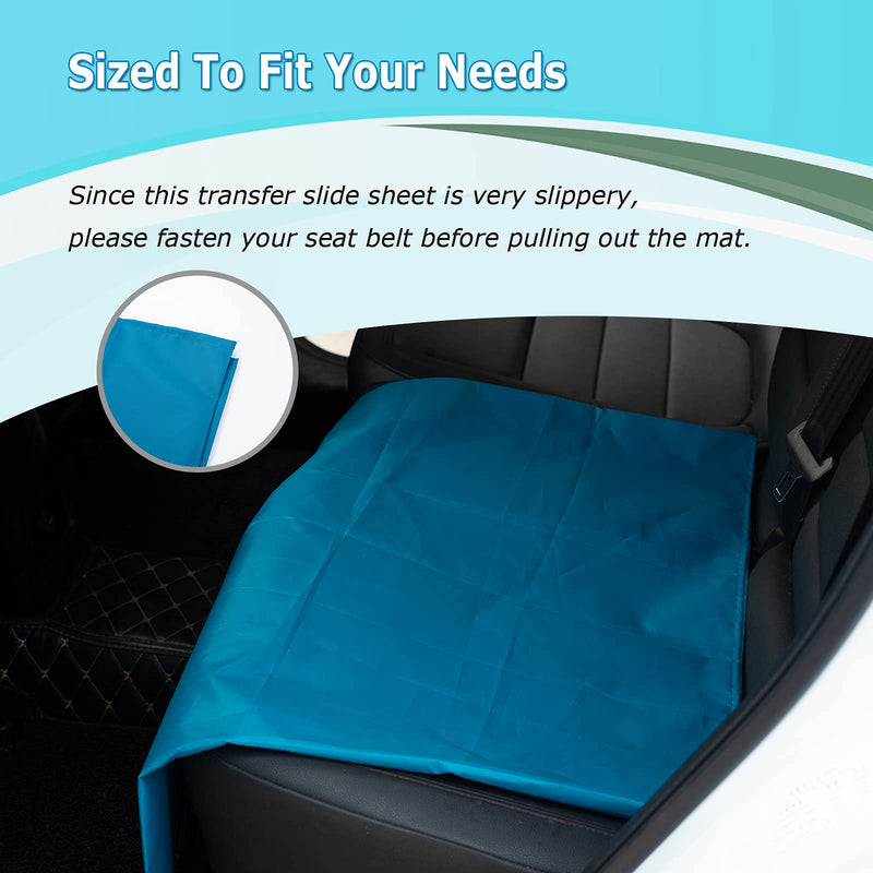 [LOSCHEN] Tubular Slide Sheet for Patient Transfer, Sliding Draw Sheets to Assist Moving Elderly - for Cars, Vehicles, Wheelchairs and Bed Transfers - Hospitals & Home Care (28"x28"(72x72cm), Blue) 28"x28"(72x72cm) Green - NewNest Australia