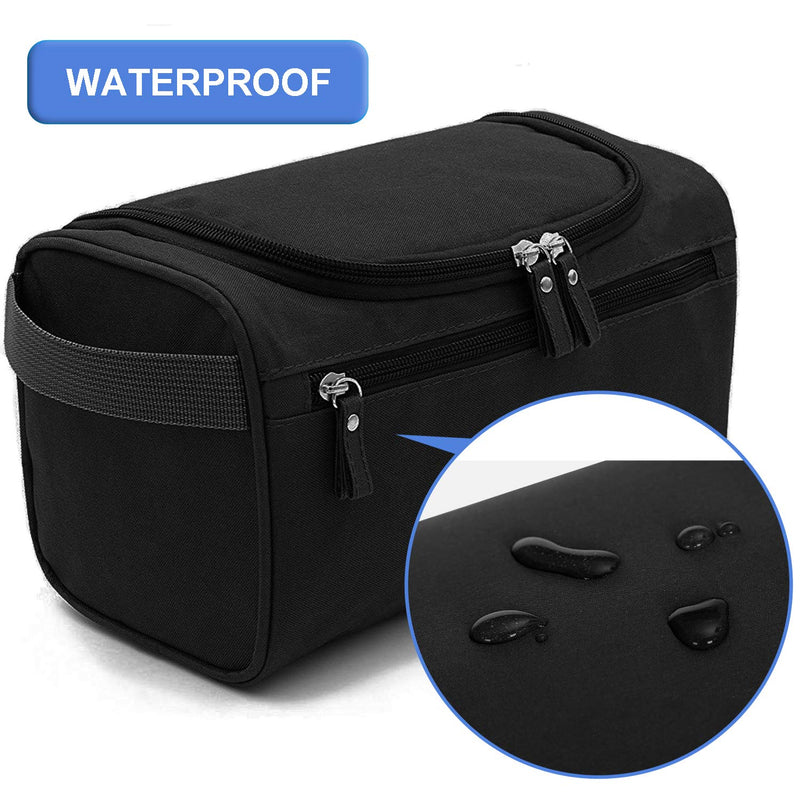 Wash Bag Mens,AOBETAK Large Hanging Waterproof Toiletry Bag with Mesh and Zip Compartment,Overnight Gym Shaving Travel toiletries Set kit for Men Women Ladies Gents Girls - NewNest Australia