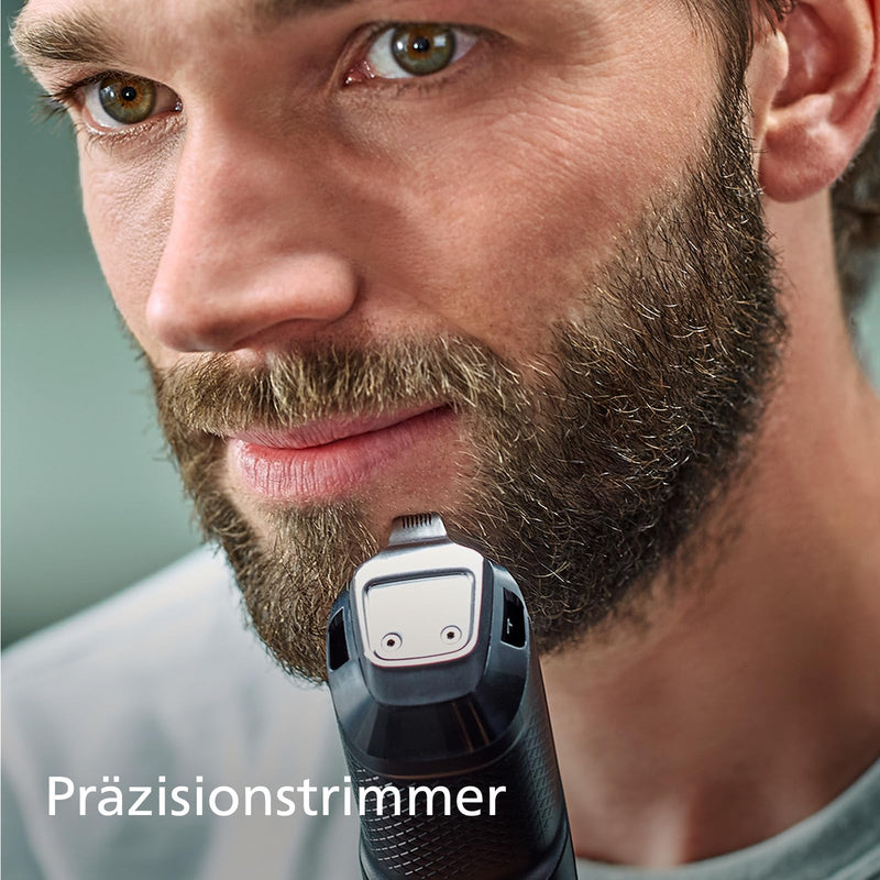 Philips Beard Trimmer S5000 - Electric Beard Trimmer for Men, Comb Attachments, Lift and Trim Pro System, 40 Adjustable Cutting Lengths, 90 Minutes Battery Operation & 1 Hour Charging Time (Model BT5515/75) - NewNest Australia