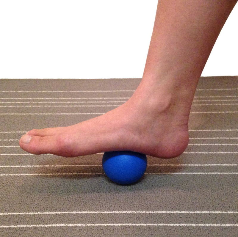 Kieba Massage Lacrosse Balls for Myofascial Release, Trigger Point Therapy, Muscle Knots, and Yoga Therapy. Set of 2 Firm Balls (Blue and Red) Blue and Red - NewNest Australia