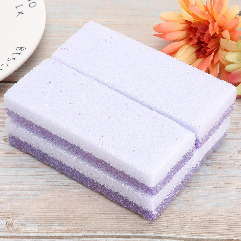 Foot Pumice Stone for Feet Hard Skin, Callus Remover and Foot Scrubber & Pedicure Exfoliator Tool, Professional Foot File Exfoliation Stone to Remove Dead Skin, Pack of 4 - NewNest Australia