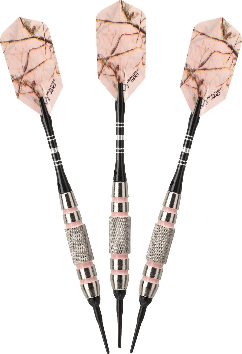 Fat Cat Realtree APC Pink Camo Soft Tip Darts with Storage/Travel Case, 16 Grams - NewNest Australia
