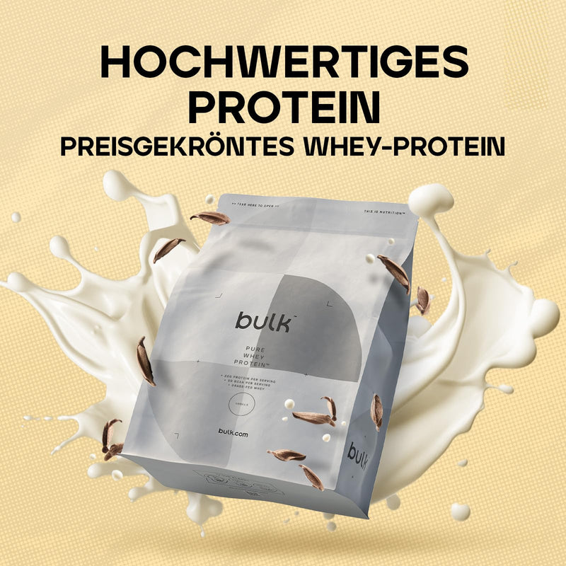 Bulk Pure Whey Protein Powder, Protein Powder, Vanilla, 1 kg, Packaging May Vary 1.00 kg (Pack of 1) - NewNest Australia
