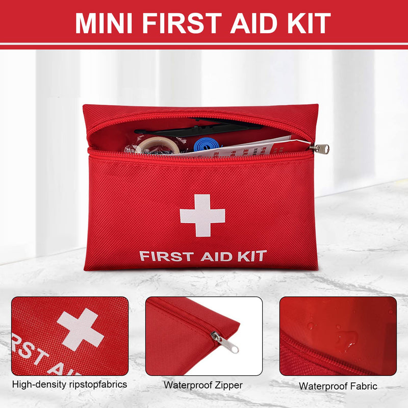 Gute First Aid Empty Kit,2 Pcs First Aid Bags,Medicine Bags,Small Portable Emergency Bag,Medicine Storage Bag for Home,Office,Camping,Boat,Car,Travel,Outdoor(Bag Only) - NewNest Australia