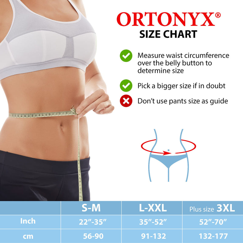 ORTONYX 10.25" Abdominal Binder for Men and Women/Postpartum Post-Operative Post-Surgery Wrap/Abdomen Navel Umbilical Hernia Support Belt / 524010 Beige L/XXL L/XXL (35"-52") - NewNest Australia