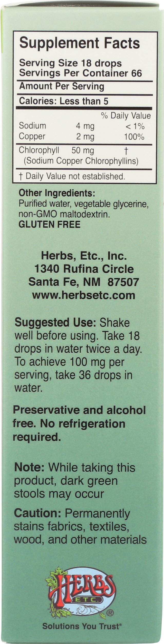 Herbs Etc, Chloroxygen Chlorophyll Concentrate, 1 Fl Oz - NewNest Australia