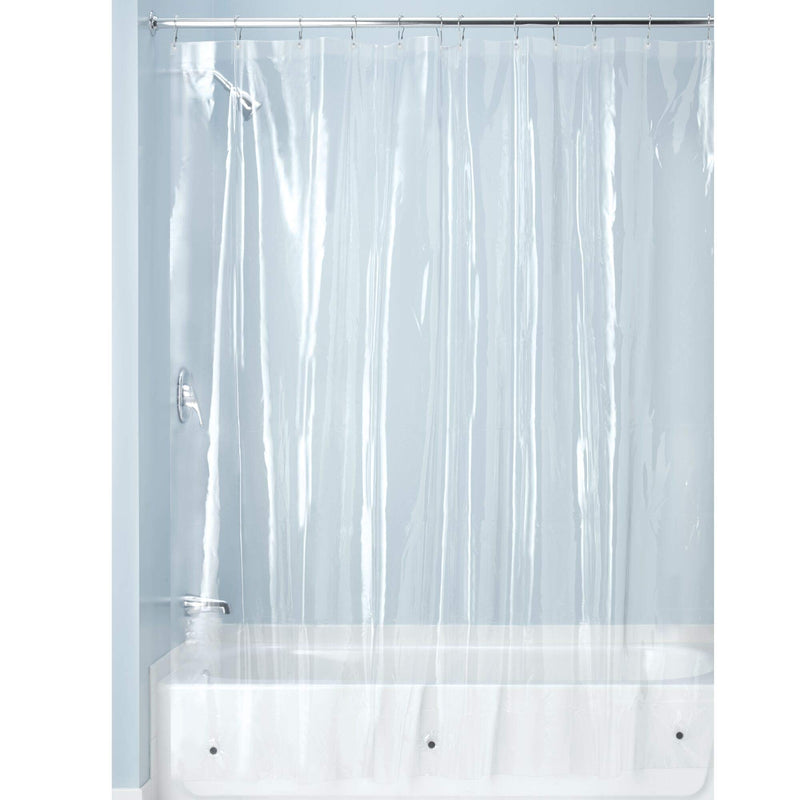 iDesign Waterproof PEVA Bathroom Shower Curtain Liner - 72" x 72", Clear Standard - NewNest Australia